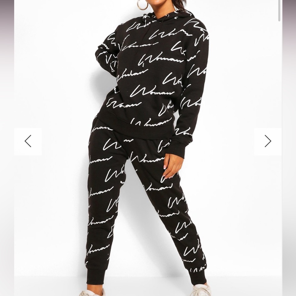 BOOHOO WOMAN ALL OVER PRINT TRACKSUIT